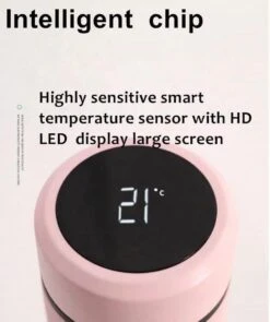 Slimme Thermosfles Met LCD Temperatuur Display - Curver Isolatiefles 0,5 Liter - Dubbelwandige Thermosfles - Thermosbeker - Isoleerfles - Thermoskan - Travel Mug - Bidon Drinkfles - Koffiebeker - Drinkflessen - RVS - Smart Thermos - Metaal -Ketelwinkel 1005x1200
