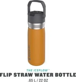 Stanley The IceFlow™ Flip Straw Water Bottle 0,65L - Thermosfles - Saffron -Ketelwinkel 1114x1200 8