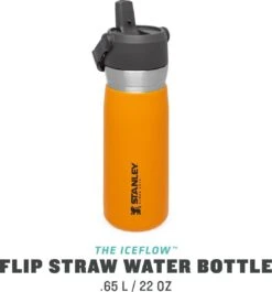 Stanley The IceFlow™ Flip Straw Water Bottle 0,65L - Thermosfles - Saffron -Ketelwinkel 1120x1200