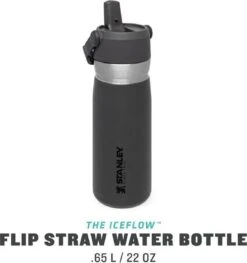 Stanley The IceFlow™ Flip Straw Water Bottle 0,65L - Thermosfles - Saffron -Ketelwinkel 1128x1200