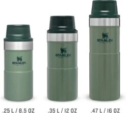 Stanley The Trigger-Action Travel Mug 0,25L - Thermosfles - Hammertone Green -Ketelwinkel 1200x1070