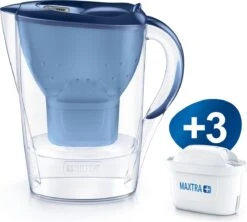 BRITA - Waterfilterkan Marella Cool - Blauw - 2,4L + 3 MAXTRA+ Waterfilterpatronen