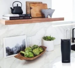 BanGosa® Koffiebeker To Go - Thermosbeker - Reisbeker - Travel Mug - RVS 400ml - Mat Zwart -Ketelwinkel 1200x1086