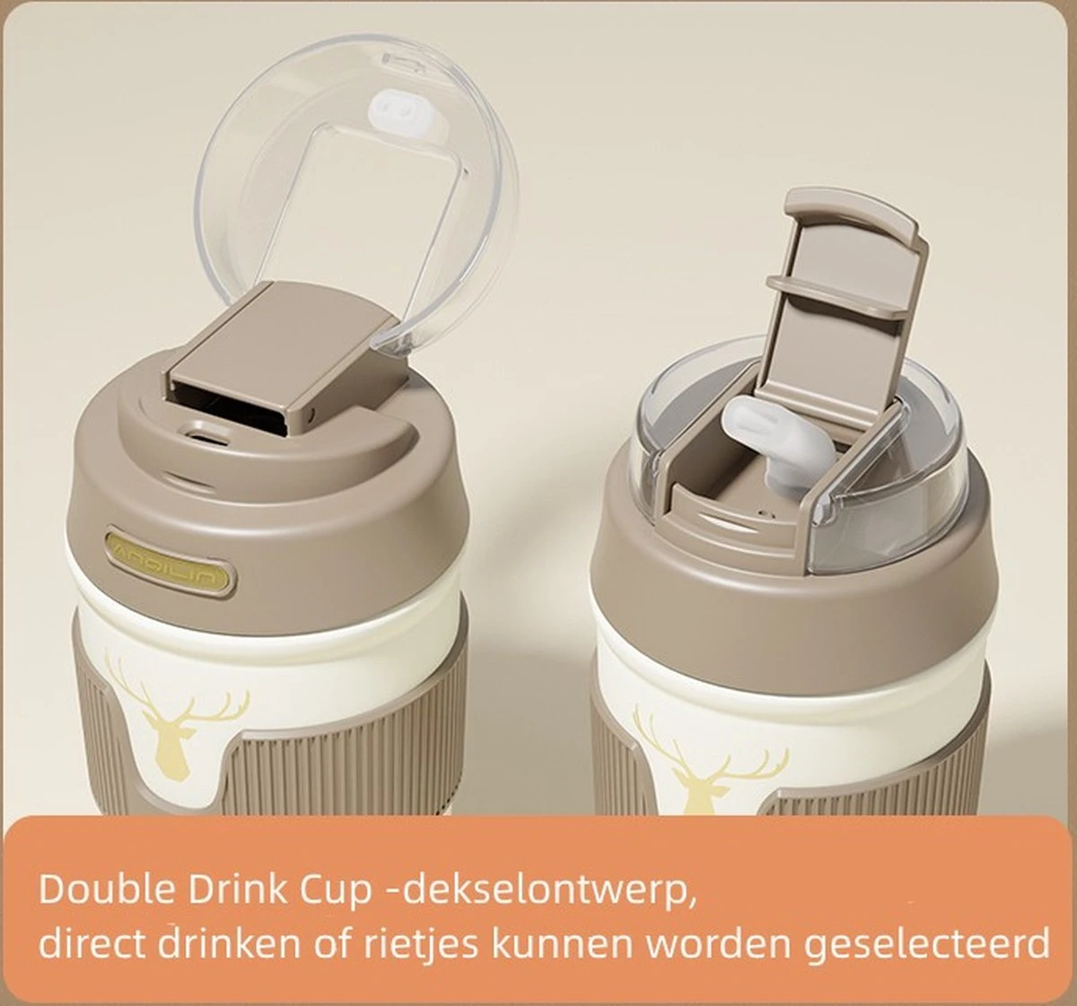 Floraweg Cup - Drinkbeker To GO- Lekvrij Dubbelwandig ,RVS 316, Thermosbeker Koffiebeker- Koffie En Thee - 400ml Zwart 12 Floraweg Cup - Drinkbeker To GO- Lekvrij Dubbelwandig ,RVS 316, Thermosbeker Koffiebeker- Koffie En Thee - 400ml Zwart - Afbeelding 12