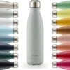 Blumtal Thermosfles - Met Dubbele Wand - Thermosbeker Koffie, Thee En Koele Dranken - Travel Mug - 500ml - Ultimate Grey - Grijs