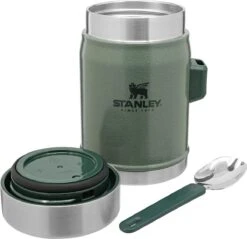 Stanley The Legendary Food Jar + Spork 0,4L - Thermosfles - Hammertone Green -Ketelwinkel 1200x1160 1