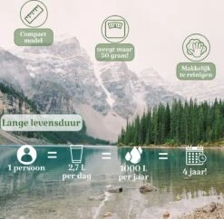 Waterfilter Survival Steddy Pro - Zuiver Gratis Drinkwater - Waterfles Waterzuivering - Waterfilter Kraan - Outdoor - FILTER 4000 LITER! -Ketelwinkel 1200x1175 1