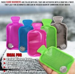 BRAMBLE 5 Mini Handwarmer Kruiken - Herbruikbare Warmwaterkruiken - Knijp Of Draai Voor Directe Warmte - Perfecte Maat Voor Handschoenen En Zakken - Reizen, Sport, Camping, Wandelen -Ketelwinkel 1200x1179