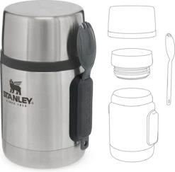 Stanley The Stainless Steel All-in-One Food Jar 0,53L - Thermosfles - Stainless Steel -Ketelwinkel 1200x1180