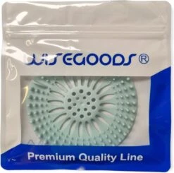 WiseGoods - Haarstopper - Haarvanger - Douche Zeef - Douche Filter - Haarfilter - Douche Afvoer - Siliconen - Blauw -Ketelwinkel 1200x1190