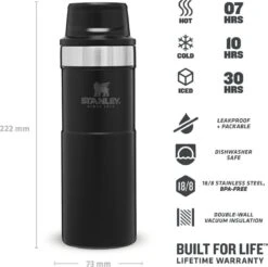 Stanley Trigger-Action Travel Mug 0.47L - Thermosfles - Matt Black -Ketelwinkel 1200x1195 1