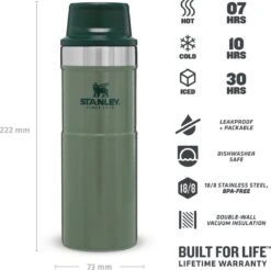 Stanley Trigger-Action Travel Mug 0.47L - Thermosfles - Hammertone Green -Ketelwinkel 1200x1197 6