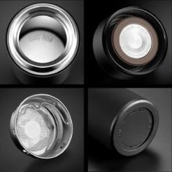 Thermosfles 500 Ml - Met Thee Filter - Mat Zwart -Ketelwinkel 1200x1198 13