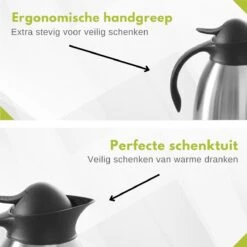 Hendi Thermoskan 1,5 Liter - Isoleerkan Met Drukknop - Zwart - Ø14,5x(H)23cm 12 Hendi Thermoskan 1,5 Liter - Isoleerkan Met Drukknop - Zwart - Ø14,5x(H)23cm -Ketelwinkel 1200x1200 365