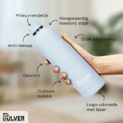 Pulver - RVS Thermosfles / Drinkfles – BPA Vrij – 750 Ml - Waterfles Met Draaidop – Drinkfles – Dubbele Isolatie - Rubberen Coating- Licht Groen 8 Pulver - RVS Thermosfles / Drinkfles – BPA Vrij – 750 Ml - Waterfles Met Draaidop – Drinkfles – Dubbele Isolatie - Rubberen Coating- Licht Groen -Ketelwinkel 1200x1200 495