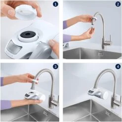 BRITA On Tap Faucet Filtration System - Uitstekend Smakend Gefilterd Water - Inclusief 1 BRITA ON TAP Kraanfilter - 600 Liter Water Gefilterd Per Patroon - Witte Kleur -Ketelwinkel 1200x1200 6