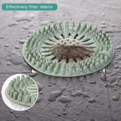 WiseGoods - Haarstopper - Haarvanger - Douche Zeef - Douche Filter - Haarfilter - Douche Afvoer - Siliconen - Blauw -Ketelwinkel 1200x1200 7