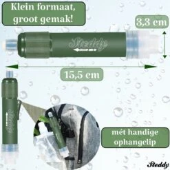 Waterfilter Steddy Pro - Survival Bushcraft Kit - Noodpakket - Waterzuivering - Water Filter Kraan - Outdoor -Ketelwinkel 1200x1200 89