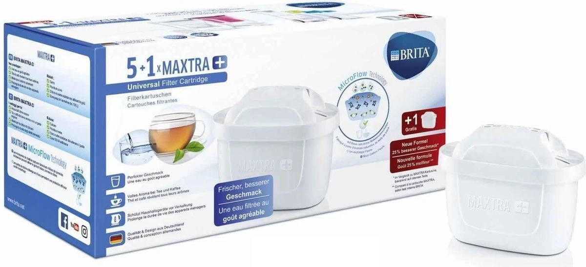 BRITA Maxtra Filterpatronen - 5+1-Pack 2 BRITA Maxtra Filterpatronen - 5+1-Pack - Afbeelding 2