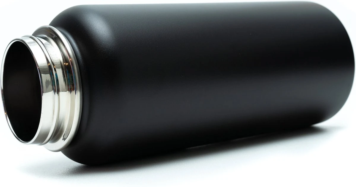 Thermosfles - Onyx Black - 1 Liter - Extra Dop Met Rietje & Drinktuit - Thermosflessen - Isoleerfles - BPA Vrij - Lekvrij - Thermoskan - Isoleerbeker - Thermosbeker 6 Thermosfles - Onyx Black - 1 Liter - Extra Dop Met Rietje & Drinktuit - Thermosflessen - Isoleerfles - BPA Vrij - Lekvrij - Thermoskan - Isoleerbeker - Thermosbeker - Afbeelding 6