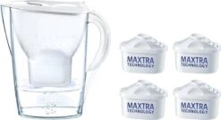 BRITA Waterfilterbundel Marella Cool White + 4 MAXTRA+ Filterpatronen -Ketelwinkel 1200x649