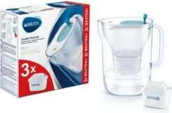BRITA - Waterfilterkan Style Cool - Blauw - 2,4L + 3 MAXTRA+ Waterfilterpatronen -Ketelwinkel 1200x790