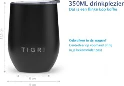 TIGR Cups - Drinkbekers - Thermosbekers - RVS - Set Van 2 - 350ml - Zwart/Rosé Goud 9 TIGR Cups - Drinkbekers - Thermosbekers - RVS - Set Van 2 - 350ml - Zwart/Rosé Goud -Ketelwinkel 1200x834