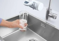 BRITA On Tap Faucet Filtration System - Uitstekend Smakend Gefilterd Water - Inclusief 1 BRITA ON TAP Kraanfilter - 600 Liter Water Gefilterd Per Patroon - Witte Kleur -Ketelwinkel 1200x839