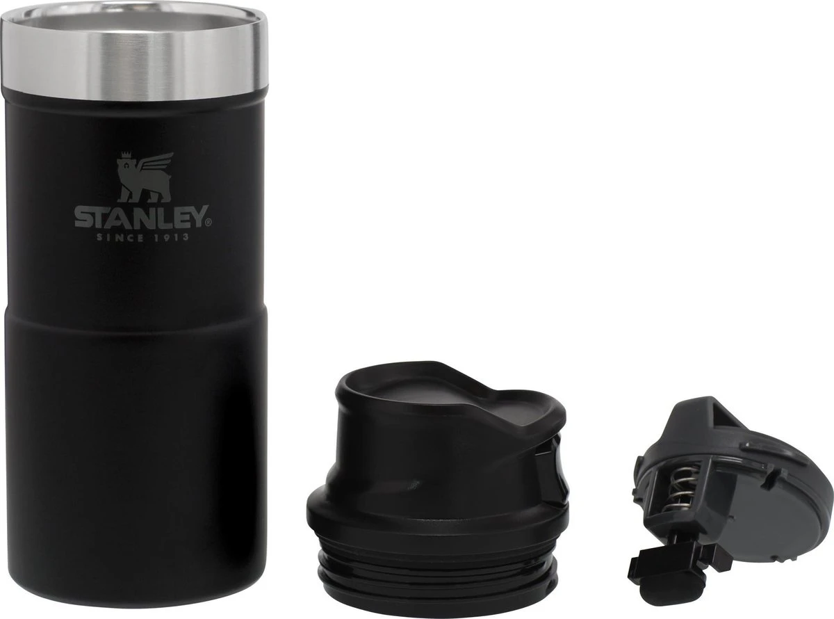 Stanley Trigger-Action Travel Mug 0.35L - Thermosfles - Matt Black 3 Stanley Trigger-Action Travel Mug 0.35L - Thermosfles - Matt Black - Afbeelding 3