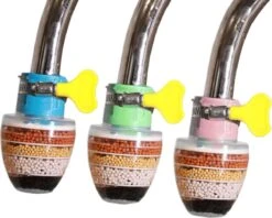 Waterfilter Voor Op De Kraan - 2 Stuks - Zuiver Water - Waterontkalker - Waterzuivering - Kraanfilter - Waterontharder - Blauw -Ketelwinkel 1200x962