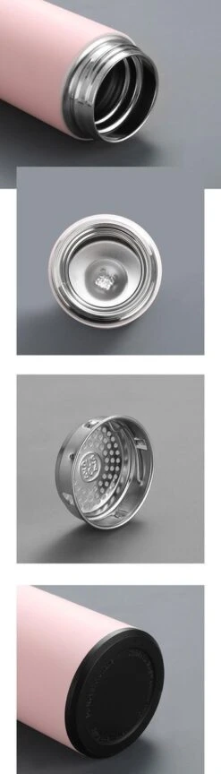 Slimme Thermosfles Met LCD Temperatuur Display - Curver Isolatiefles 500 ML - Rubber Coating - Dubbelwandige Thermosfles - Thermosbeker - Isoleerfles - Thermoskan - Travel Mug - Bidon Drinkfles - Koffiebeker - Drinkflessen - RVS - Smart Thermos -Ketelwinkel 343x1200