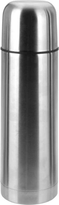 Merkloos RVS Thermosfles/isoleerfles 750 Ml - Thermoskannen/warmhoudkannen - Koffie/thee Meenemen En Warm Houden