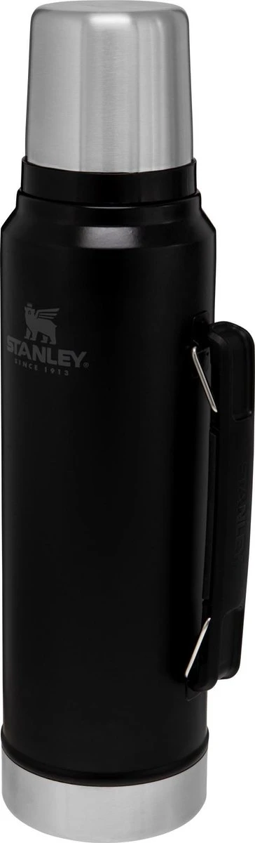 Stanley The Legendary Classic Bottle 1,00L - Thermosfles - Matte Black 1 Stanley The Legendary Classic Bottle 1,00L - Thermosfles - Matte Black