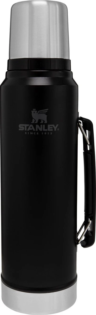 Stanley The Legendary Classic Bottle 1,00L - Thermosfles - Matte Black 8 Stanley The Legendary Classic Bottle 1,00L - Thermosfles - Matte Black - Afbeelding 8