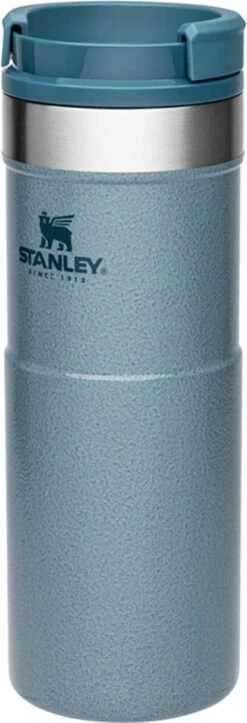 Stanley The NeverLeak™ Travel Mug 0,47L NEW - Thermosfles - Hammertone Ice -Ketelwinkel 410x1200