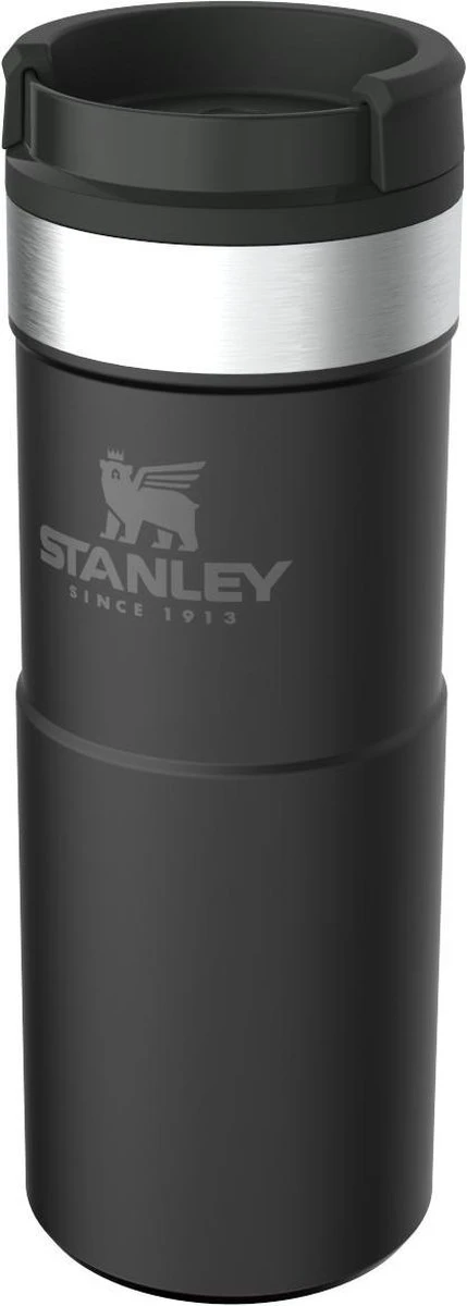 Stanley The NeverLeak™ Travel Mug 0,35L NEW - Thermosfles - Matt Black 5 Stanley The NeverLeak™ Travel Mug 0,35L NEW - Thermosfles - Matt Black - Afbeelding 5