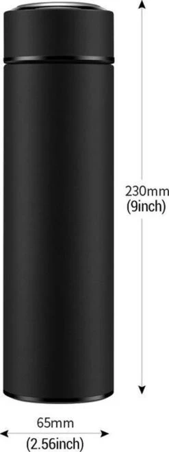 Thermosfles 500 Ml - Met Thee Filter - Mat Zwart -Ketelwinkel 450x1200 2