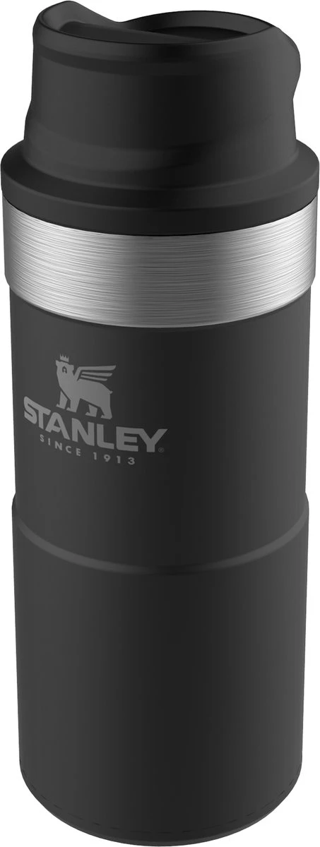 Stanley Trigger-Action Travel Mug 0.35L - Thermosfles - Matt Black 11 Stanley Trigger-Action Travel Mug 0.35L - Thermosfles - Matt Black - Afbeelding 11