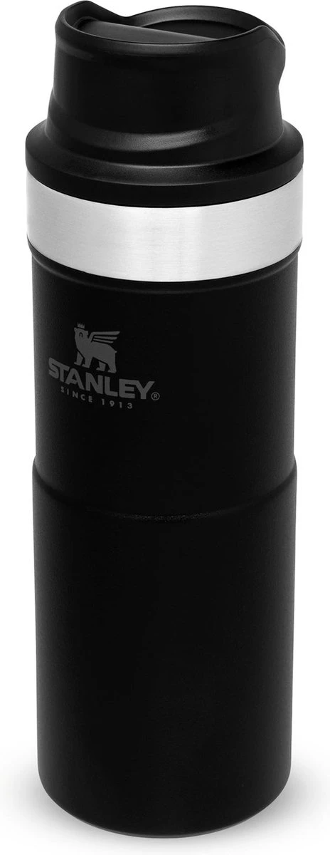 Stanley Trigger-Action Travel Mug 0.35L - Thermosfles - Matt Black 13 Stanley Trigger-Action Travel Mug 0.35L - Thermosfles - Matt Black - Afbeelding 13