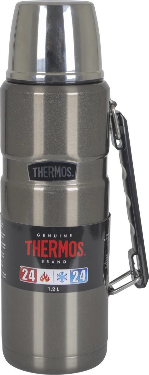 Thermos - Isoleerfles - King - Thermax - Grijs 2 Thermos - Isoleerfles - King - Thermax - Grijs - Afbeelding 2