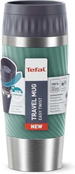 Tefal Travel Mug Easy Twist Thermobeker - Groen - 0,36 Liter -Ketelwinkel 520x1200