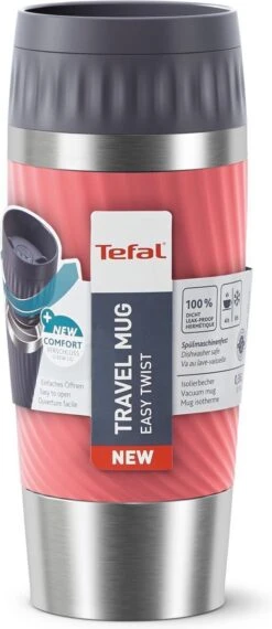 Tefal Travel Mug Easy Twist Thermobeker - Koraalrood - 0,36 Liter -Ketelwinkel 520x1200 3