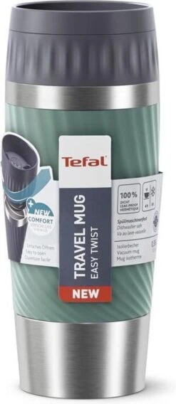 Tefal Travel Mug Easy Twist Thermobeker - Groen - 0,36 Liter -Ketelwinkel 522x1200