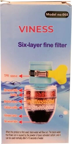 VINESS Waterfilter - Kraanfilter - Drinkwaterfilter - Waterzuivering - Waterbesparend - Duurzaam - Roze -Ketelwinkel 608x1200