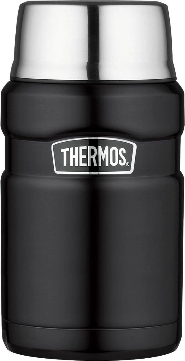 Thermos King Voedseldrager XL - 710 Ml - Zwart 1 Thermos King Voedseldrager XL - 710 Ml - Zwart