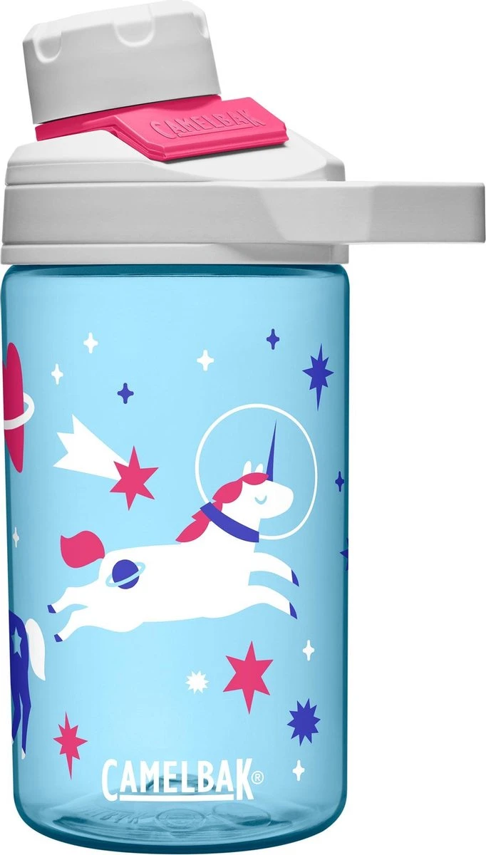 CamelBak Chute Mag Kids - Drinkfles - 400 Ml - Blauw (Space Unicorns) 1 CamelBak Chute Mag Kids - Drinkfles - 400 Ml - Blauw (Space Unicorns)