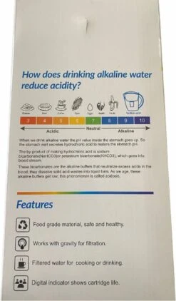 Alkaline WaterFilterkan - AlkaKan Voor Alkalisch/ Basisch Water | Met GRATIS PH-testpapier -Ketelwinkel 703x1200