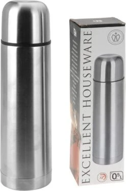 Merkloos Excellent Houseware Bullet Isolatiekan - 0,5 L - RVS 14 Merkloos Excellent Houseware Bullet Isolatiekan - 0,5 L - RVS -Ketelwinkel 792x1200