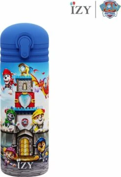 IZY Bottles X Paw Patrol - Rescue Knights | 350 ML | Kinderen | Thermosfles | Drinkfles | Waterfles | Schoolfles | Isoleerfles | Beker | Drinkbeker | Koud | Warm | Fles | Kinder | Back To School | 350ml -Ketelwinkel 824x1200