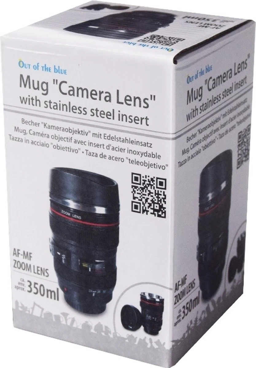 Out Of The Blue Camera Lens Mok 13,5x8cm Thermosbeker 5 Out Of The Blue Camera Lens Mok 13,5x8cm Thermosbeker - Afbeelding 5